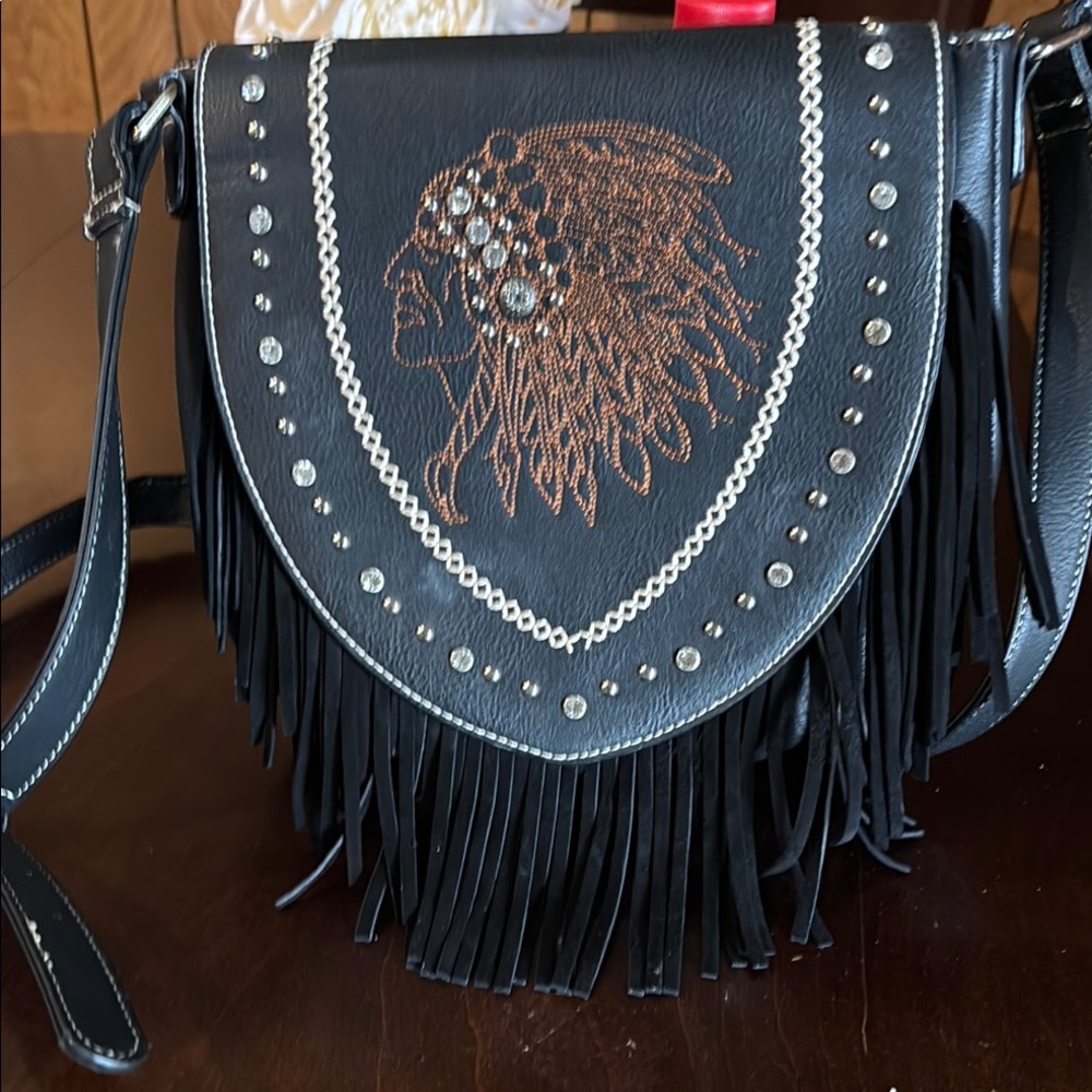 Stylish Black Leather Bag